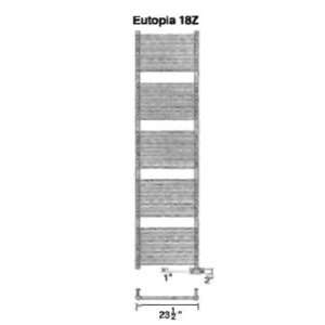   18Z BR Eutopia Heated Towel Warmer Bars In Brass