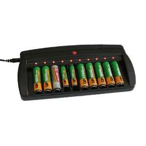  10 Cell AA/AAA Smart Battery Charger and Conditioner 