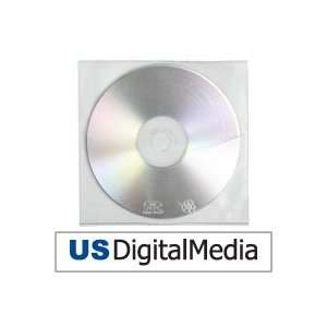  USDM Poly CD/DVD Sleeve W/ Flap & Insert Pocket 