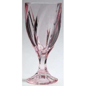  Noritake Breeze Pink Goblet All Purpose, Crystal Tableware 