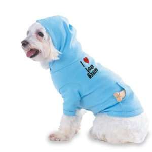Love/Heart Loan Sharks Hooded (Hoody) T Shirt with pocket for your Dog 
