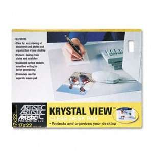 Artistic 6070S   KrystalView Desk Pad, 22 x 17, Clear 