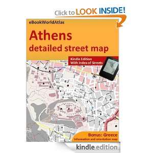Map of Athens (Greece) eBookWorldAtlas Team  Kindle Store