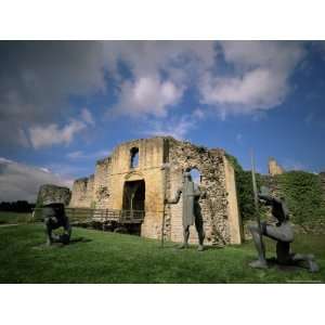  Castle Entrance with Archers, Helmsley Castle, North 