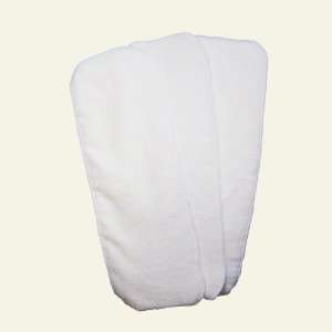 FuzziBunz Reusable Diaper Inserts, 3 Pack, Long / Large 