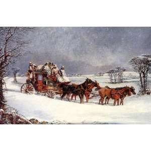   Henry The York To London Royal Mail On The Open In Winter Home