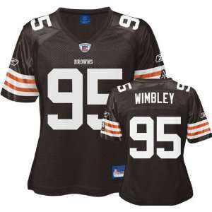   Brown Replica Cleveland Browns Womens Jersey