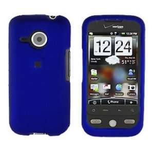  HTC Verizon Eris Droid S6200 Blue Rubberized Case Cover 