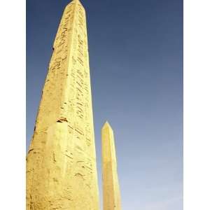 Obelisks, Temple of Karnak, Thebes, UNESCO World Heritage Site, Egypt 