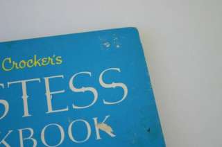 Betty Crocker Hostess Cookbook 1st edition 1st printing 1967 