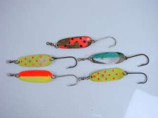 VTG Lot 53 Andy Reekers Trolling Spoons Fishing Tackle Lures Johnsons 