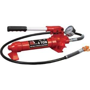  Torin Big Red Hydraulic Pump with Gauge and Hose   0.4L 