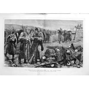 1878 War Russian Soldiers Assault Plevna Weapons Art 