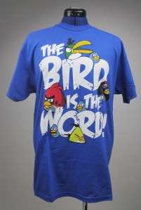 ANGRY BIRDS GRAPHIC TEE T SHIRT   Great fun Pick your favorite   NWT 
