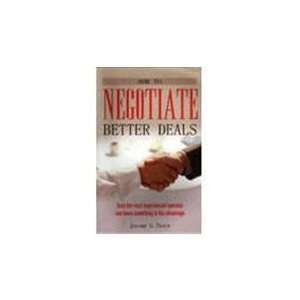  How to Negotiate Better Deals (9788179922590) Jeremy G 