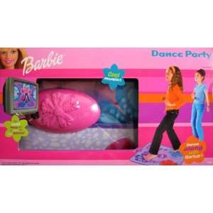  Barbie   DANCE PARTY   MAT Plugs Into TV  2002 Radica 