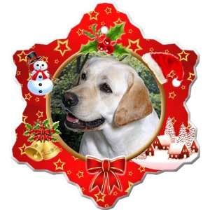 Labrador Retriever Porcelain Holiday Ornament