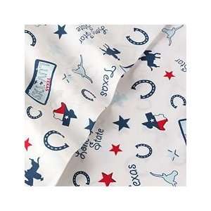  Texas Lone Star State Sheet Set 200 Thread Count   Twin 