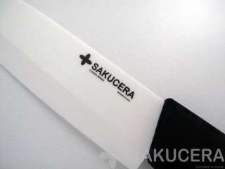 Sakucera Advanced Ceramic Knife 6 White Blade Chefs Kitchen Santoku A 