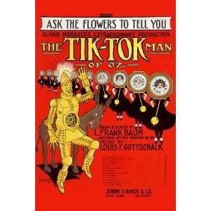  The Tik Tok Man of Oz 12x18 Canvas