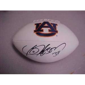   Autographed Auburn University Full Size NCAA Football 
