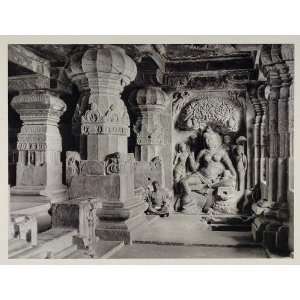  1928 Indrani Jain Cave 32 Indra Sabha Ellora India 