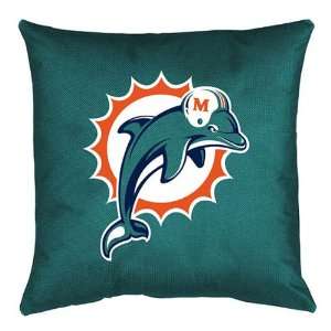  Miami Dolphins NFL Locker Room Toss Pillow: Sports 