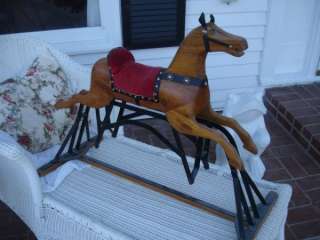 ROCKING HORSE*TURN OF THE CENTURY*ANTIQUE*  