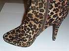 New Ladies size 9.5 M(B) knee high 5 heel Tan leapord 