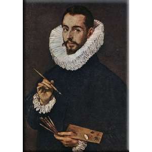 Portrait of the Artists Son Jorge Manuel 11x16 Streched Canvas Art by 