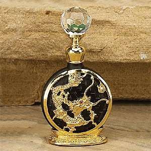  Gold Chinese Dragon Perfume Bottle Scented Fragrance 
