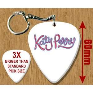  Katy Perry BIG Guitar Pick Keyring: Musical Instruments