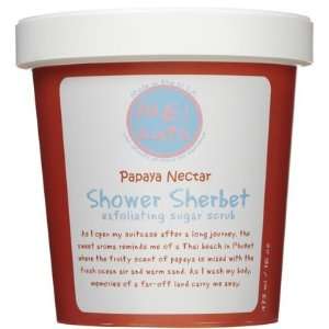 ME Bath Shower Sherbet Sugar Scrub Papaya Nectar 16 oz (Quantity of 2 