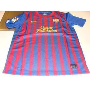  Team Barcelona FC 2011/12 Soccer Home Jersey Short Sleeves 