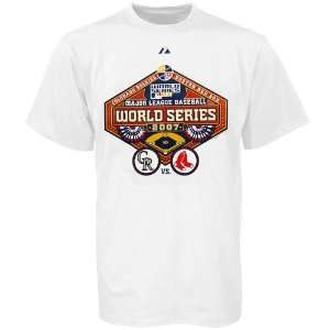 Majestic Boston Red Sox & Colorado Rockies White 2007 MLB World Series 
