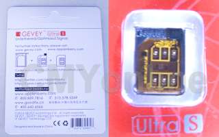 GEVEY Ultra Turbo SIM Unlock iPhone 4S GSM iOS 5.1 F981No112 Latest 