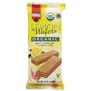 Helwa Organic Cookie Wafers, Lemon, 12 ct, 12 pk  Grocery 