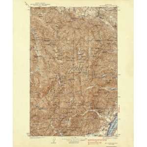   USGS TOPO MAP MT. CONSTANCE QUAD WASHINGTON (WA) 1938: Home & Kitchen