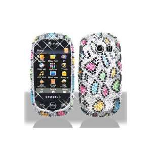   Full Diamond Graphic Case   Rainbow Leopard Cell Phones & Accessories