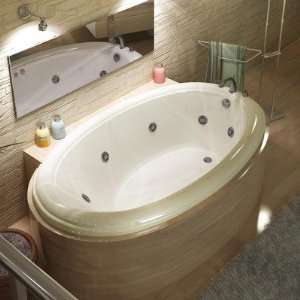  36 x 60 x 23 Oval Whirlpool Jetted Bathtub Color/Trim / Tile 