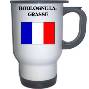 France   BOULOGNE LA GRASSE White Stainless Steel Mug