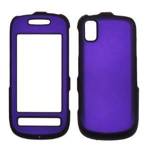  Purple Rubberized Snap On Cover Hard Case Cell Phone 