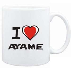  Mug White I love Ayame  Female Names: Sports & Outdoors