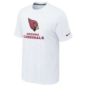   Arizona Cardinals White Nike Base Logo T Shirt: Sports & Outdoors