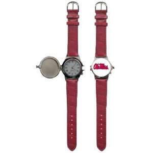   Rebels Ole Miss NCAA Wrist Watch (Red)