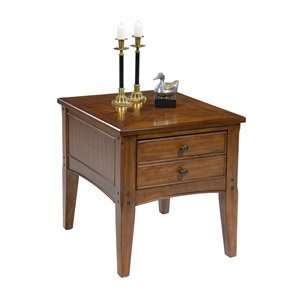   Furniture 230 OT1007 view End Table, Warm Cherry