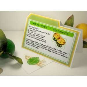  Greeting Card Recipe Card Key Lime Pie 
