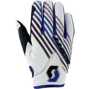  Scott 250 Series Gloves   Small/White/Blue: Automotive