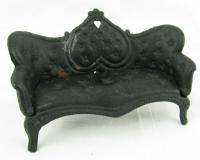   Cast Iron Doll House Childs Sofa Living Room Toy Miniature  
