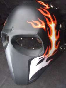 ARMY OF TWO AIRSOFT PAINTBALL MASK ONIMARU FIRE ON BLAC  